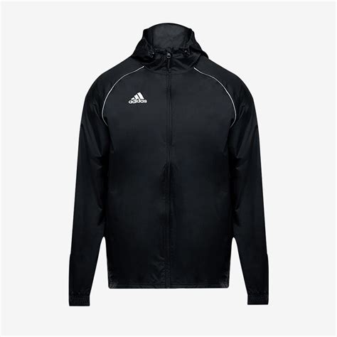 adidas herren regenjacke core 18 gr m|Adidas Core 18 Rainjacket black/white .